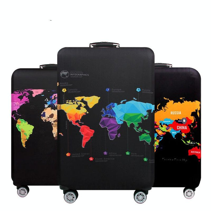 Travel Luggage Cover Suitcase Dustproof Scratch-Proof Protection Elastic Sleeve - Size Xl Size 29 To 32 Inch