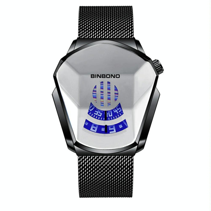 Locomotive Concept Men Live Black Technology Watch