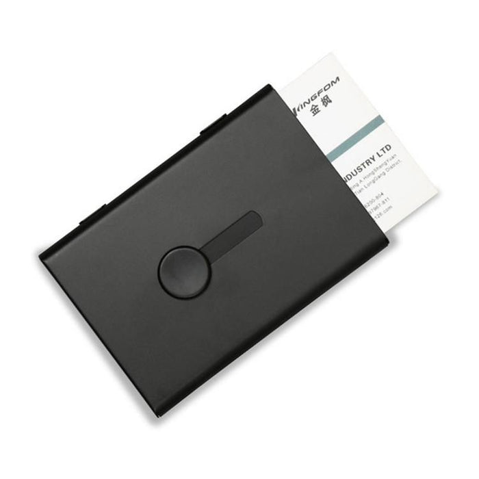Portable Metal Business Card Case Sleek & Lightweight