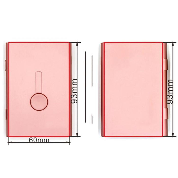 Portable Metal Business Card Case Sleek & Lightweight
