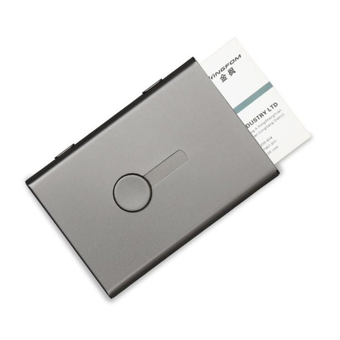 Portable Metal Business Card Case Sleek & Lightweight