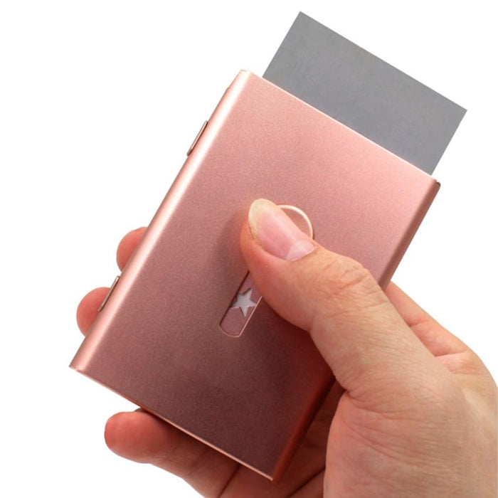 Portable Metal Business Card Case Sleek & Lightweight