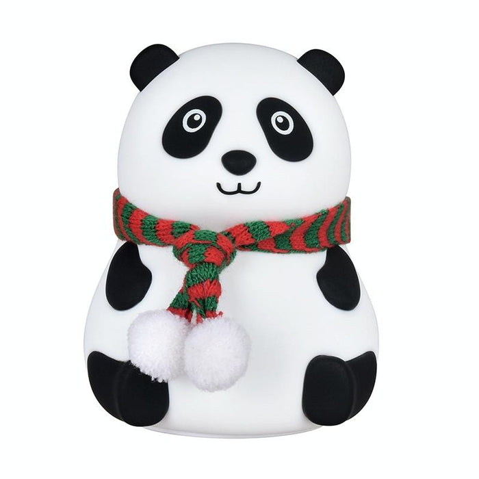 Usb Charging Panda Night Light Touch Control Colourful Silicone Lamp