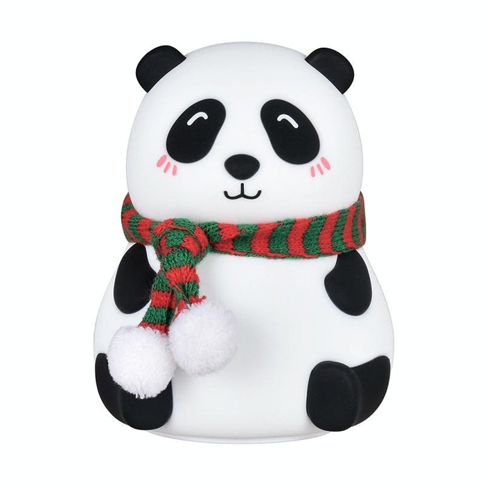 Usb Charging Panda Night Light Touch Control Colourful Silicone Lamp