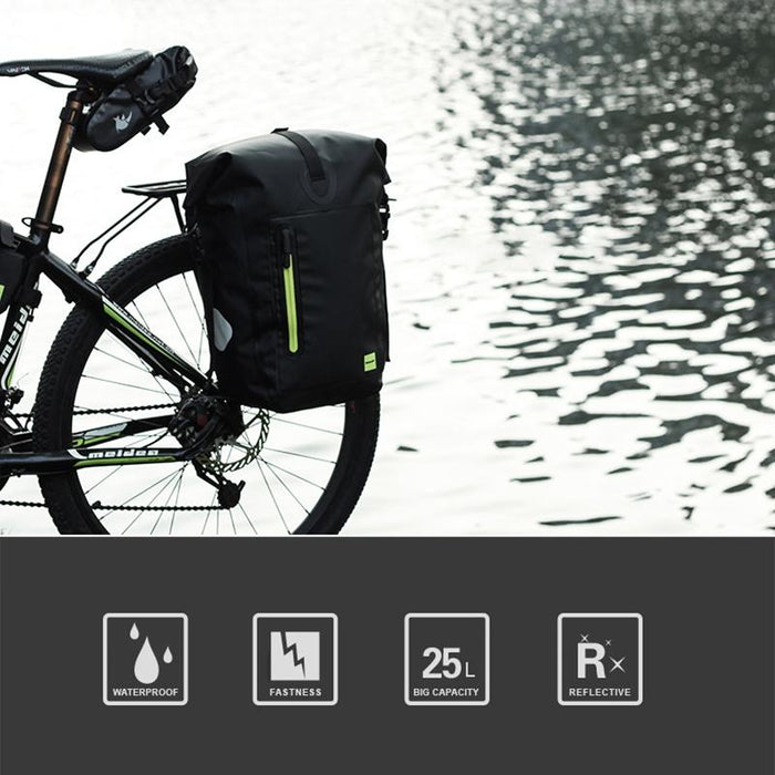 25L Waterproof Bicycle Backpack For Long-Distance Travel
