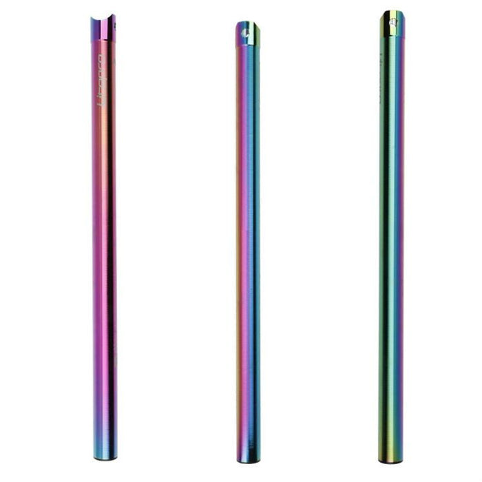 33.9Mm Folding Bike Seatpost In Titanium Plum Blossom