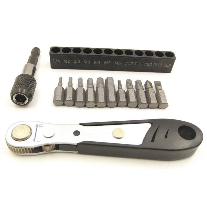 36-Tooth Mini Ratchet Wrench Set For Mountain Bikes