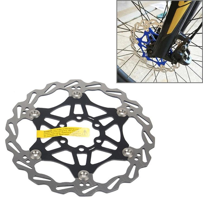 180Mm Black Mountain Bike Brake Disc Six Nail Design