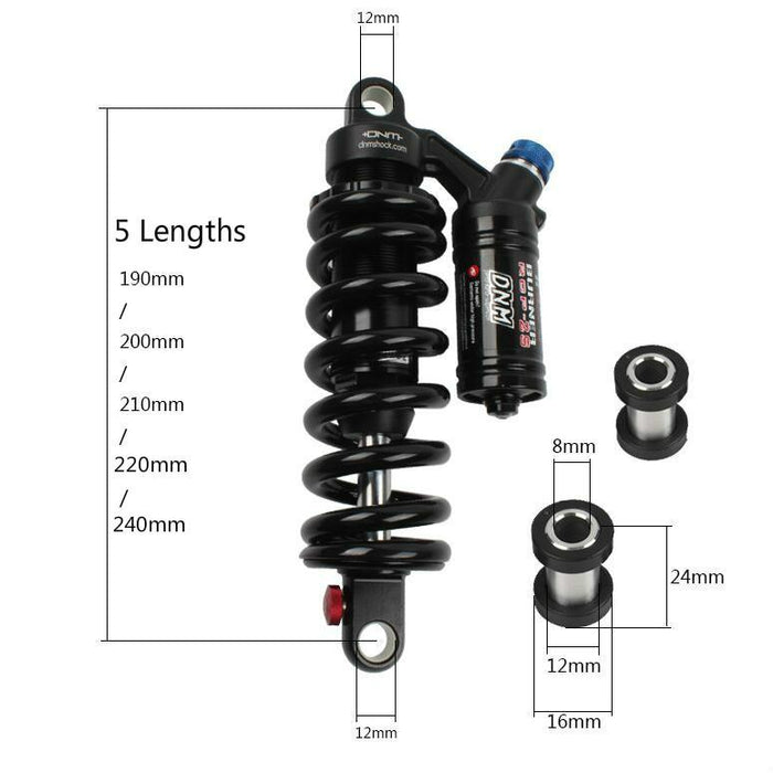 200Mm Soft Tail Rear Shock Absorber For Mountain Bikes