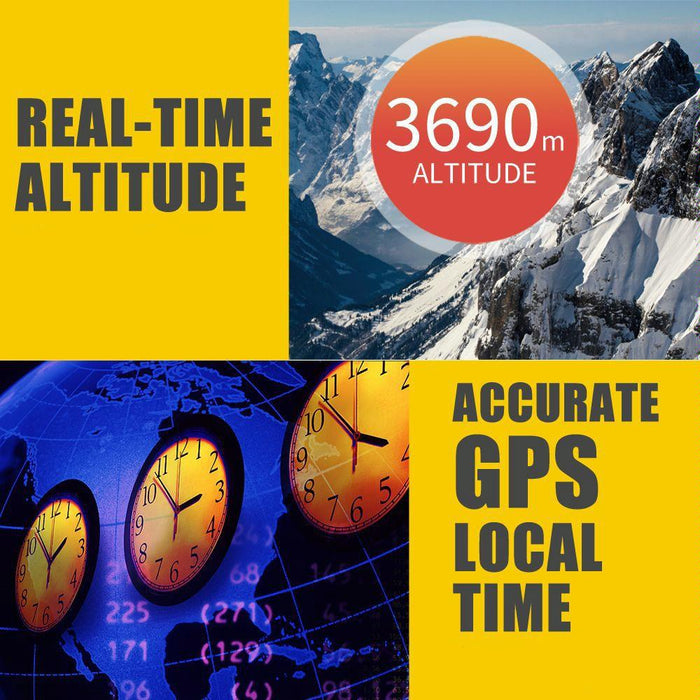 Universal 5.5 Inch Hud Car Head Up Display Gps Speed Meter & Alarm