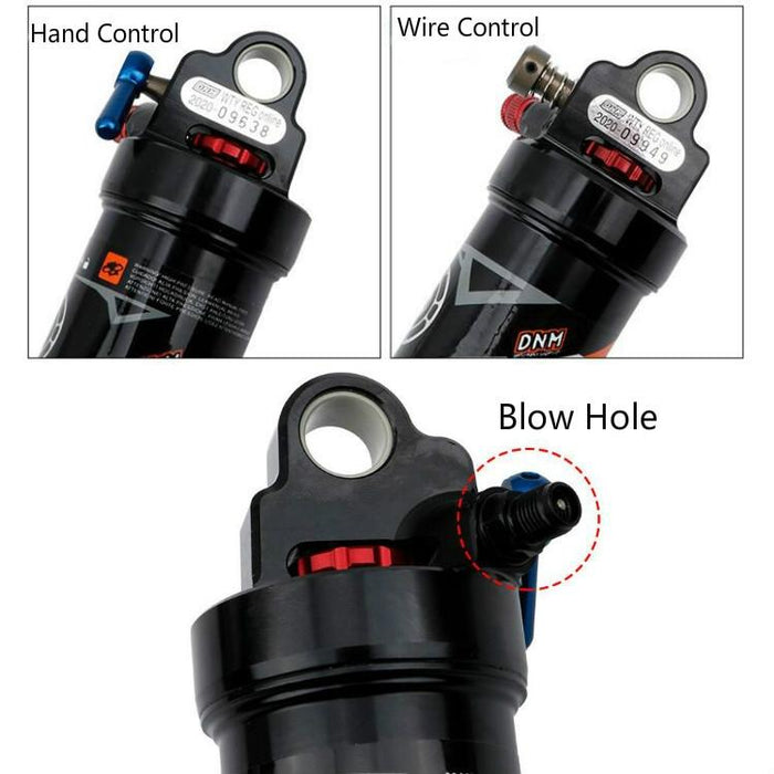 165Mm Xc Soft Tail Rear Shock Absorber Air Pressure & Rebound Control