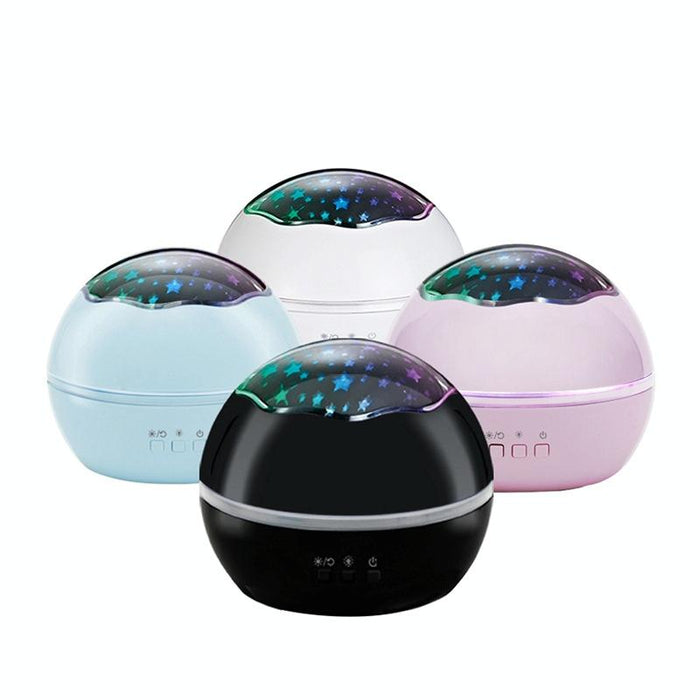 Usb Rotating Starry Sky Ocean Projector Night Light