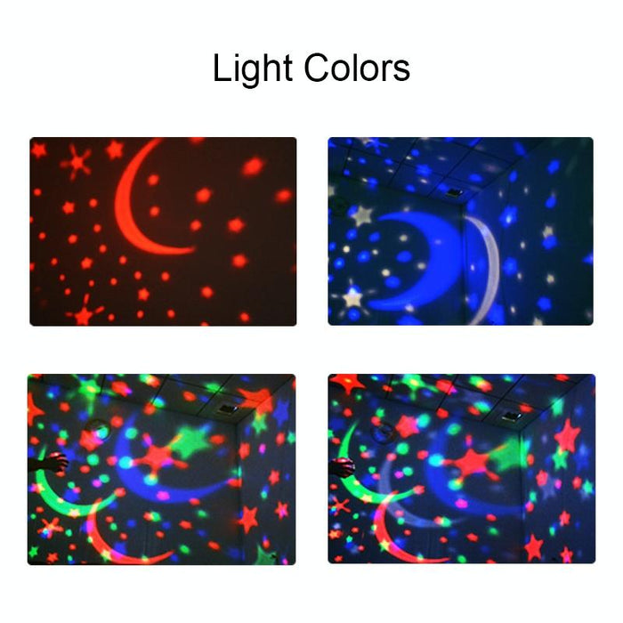 Usb Rotating Starry Sky Ocean Projector Night Light