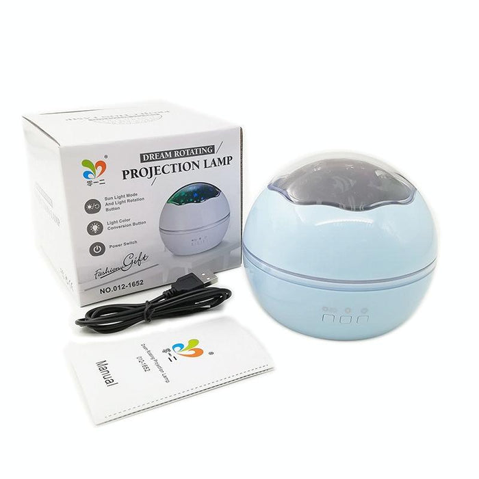 Usb Rotating Starry Sky Ocean Projector Night Light