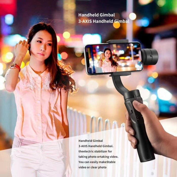 H4 Three-Axis Handheld Gimbal Stabilizer For Shooting Stable Anti-Shake Balance Camera Live Support