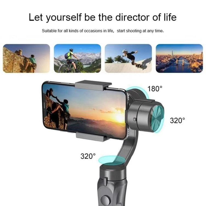 H4 Three-Axis Handheld Gimbal Stabilizer For Shooting Stable Anti-Shake Balance Camera Live Support