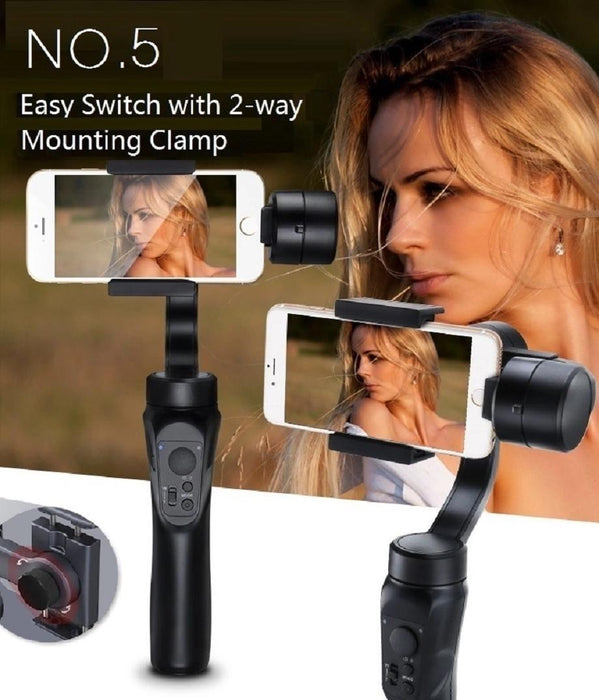 H4 Three-Axis Handheld Gimbal Stabilizer For Shooting Stable Anti-Shake Balance Camera Live Support