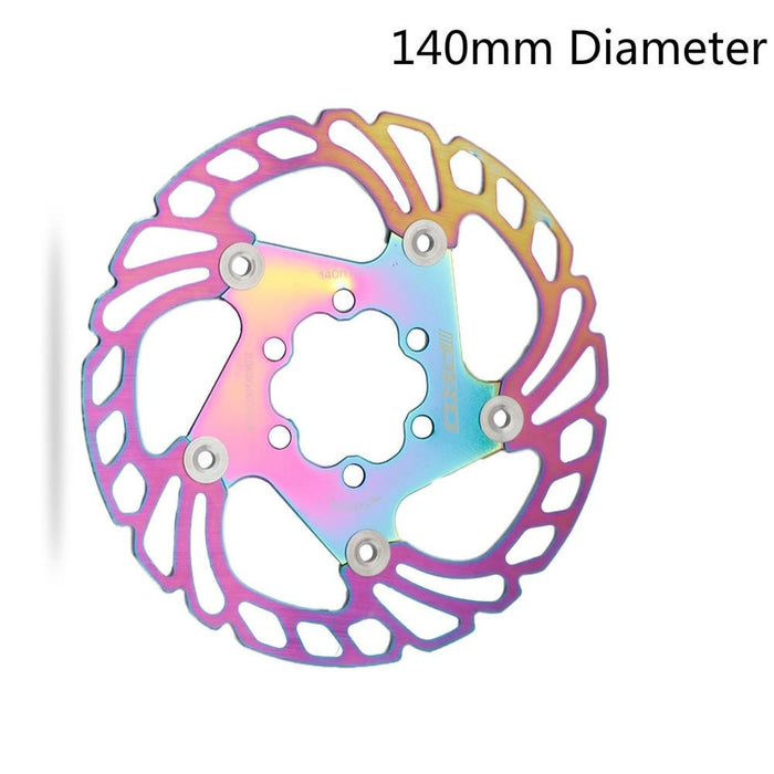 140Mm Colourful Floating Disc Brake For Road & Mountain Bikes