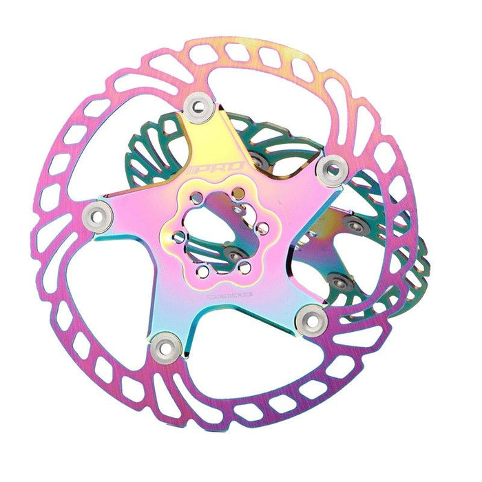 160Mm Colourful Floating Disc Brake For Road & Mountain Bikes