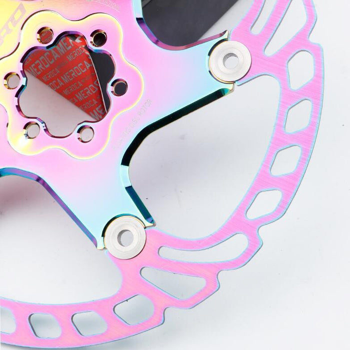 180Mm Colourful Floating Disc Brake For Road & Mountain Bikes