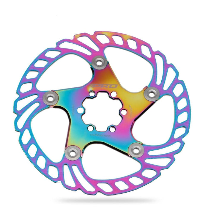 180Mm Colourful Floating Disc Brake For Road & Mountain Bikes