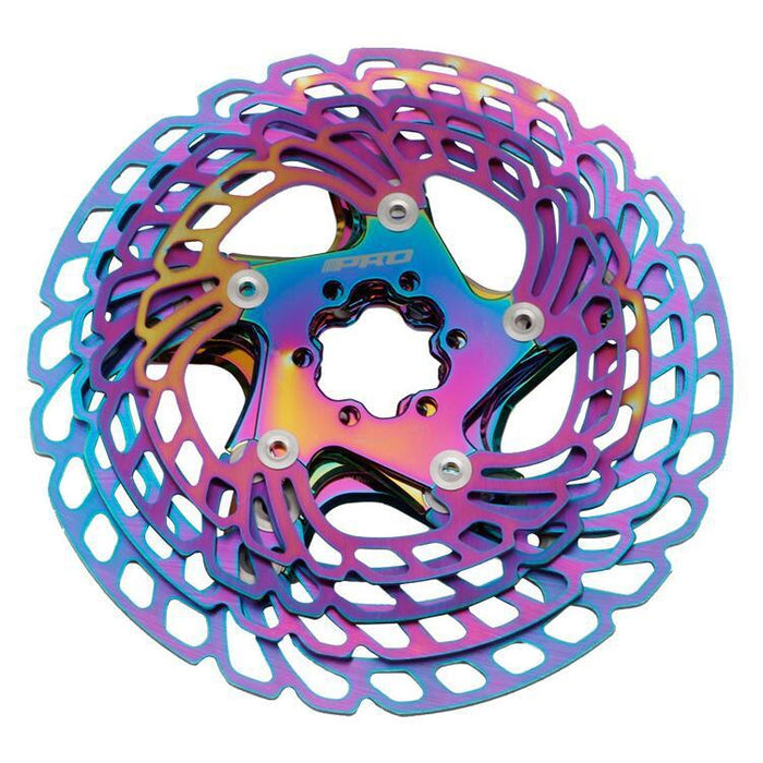180Mm Colourful Floating Disc Brake For Road & Mountain Bikes