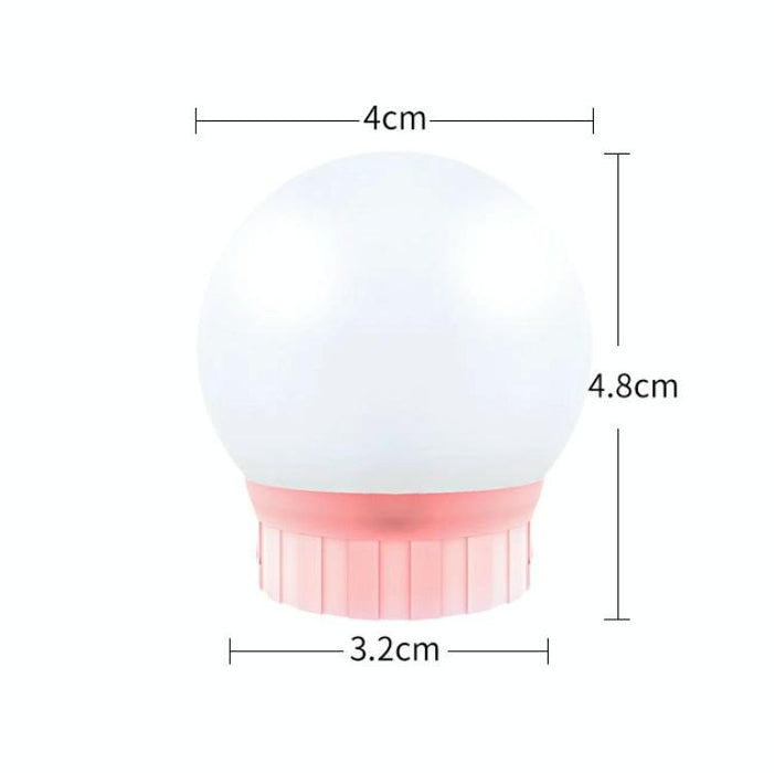Dimmable Usb Touch Makeup Mirror Light 2 Leds