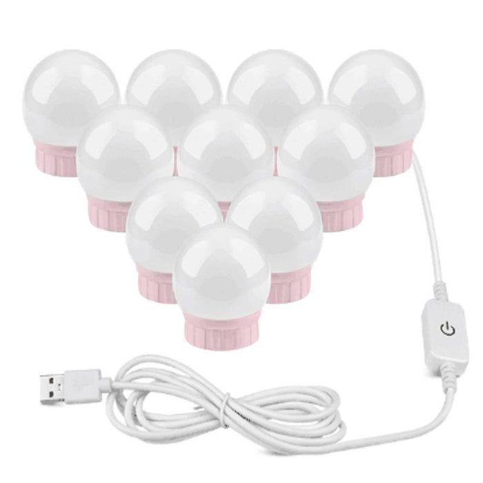 6-Led Dimmable Makeup Mirror Light Usb Touch Control