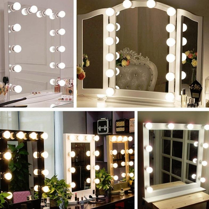 6-Led Dimmable Makeup Mirror Light Usb Touch Control