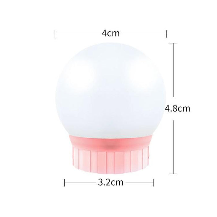 6-Led Dimmable Makeup Mirror Light Usb Touch Control