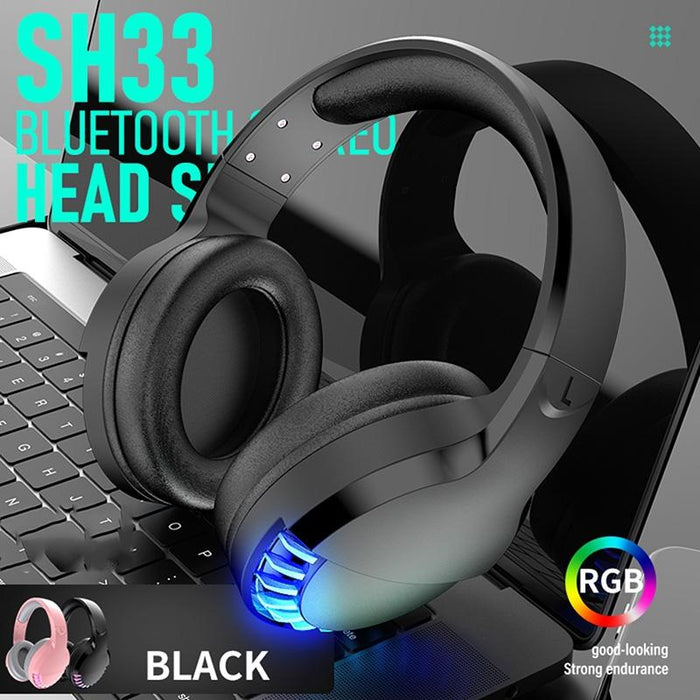 Rgb Dual-Mode Bluetooth Gaming Headset