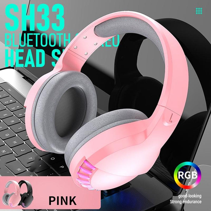 Rgb Dual-Mode Bluetooth Gaming Headset