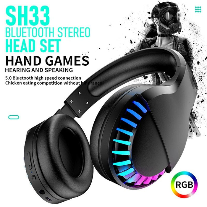 Rgb Dual-Mode Bluetooth Gaming Headset
