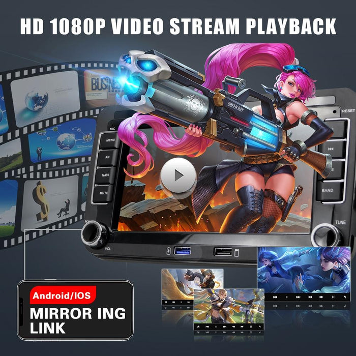 7 Inch Android Car Multimedia Player Navigation Bluetooth Reversing Integrated Machine - 2 + 32G