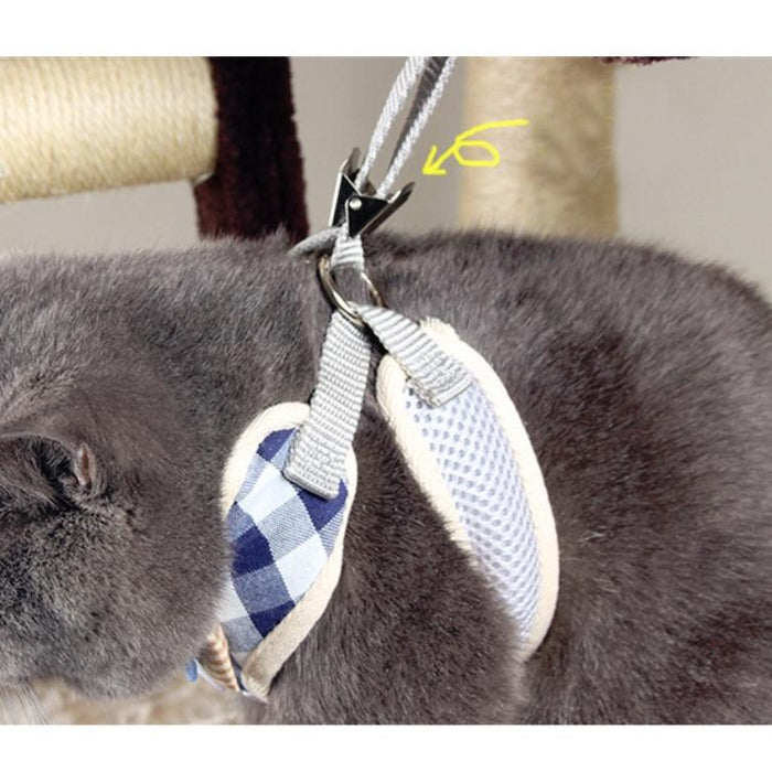 Small Dog Chest Harness With Anti Break Traction Rope Size S