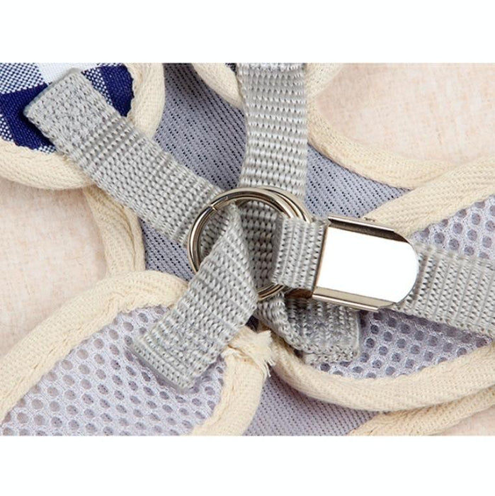 Small Dog Chest Harness With Anti Break Traction Rope Size S