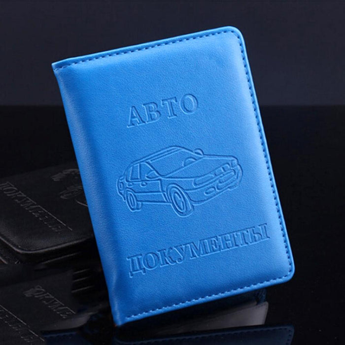 Stylish Pu Leather Driving License Holder Wallet