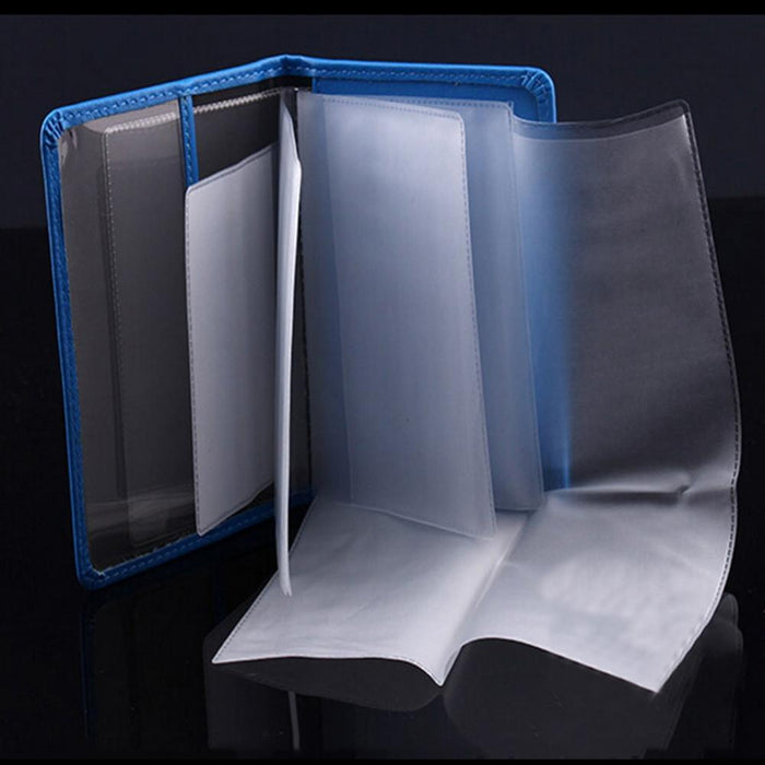 Stylish Pu Leather Driving License Holder Wallet