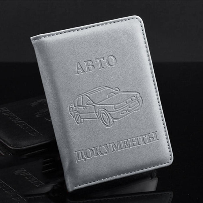 Stylish Pu Leather Driving License Holder Wallet