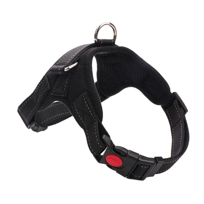 Adjustable Chest Strap For Dogs Size M Black