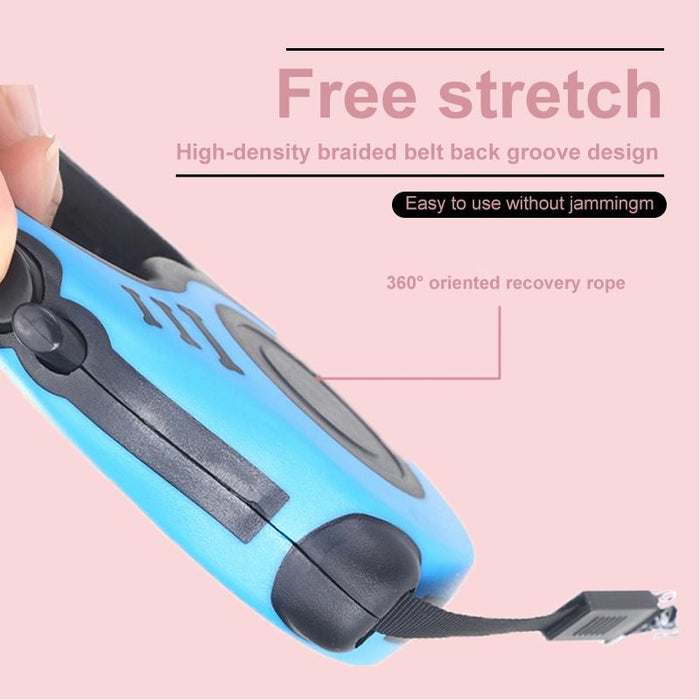 Flexible Retractable Dog Leash For Small To Medium Pets 3M