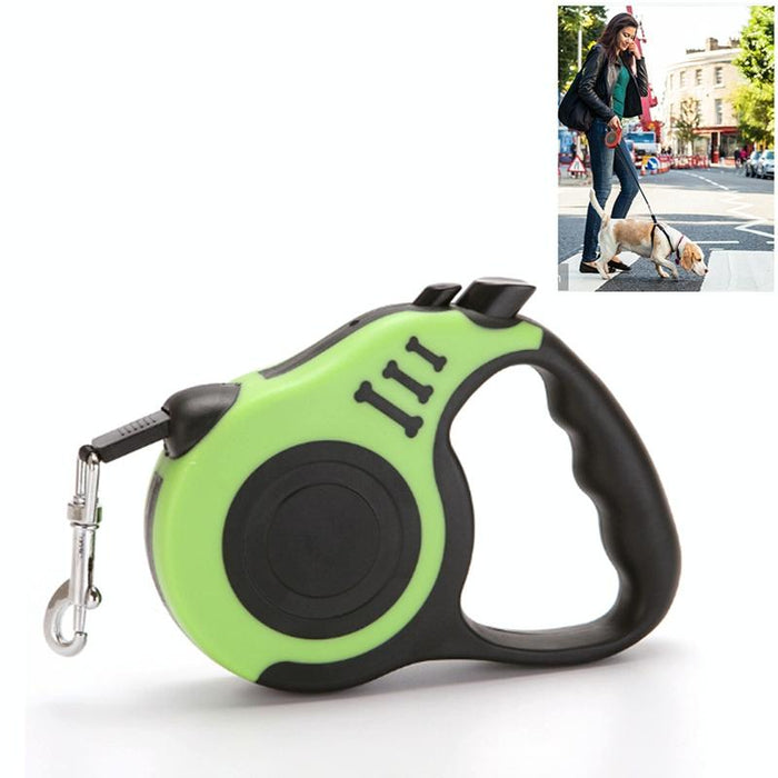 Flexible Retractable Dog Leash For Small To Medium Pets 3M