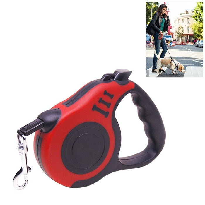 Flexible Retractable Dog Leash For Small To Medium Pets 3M