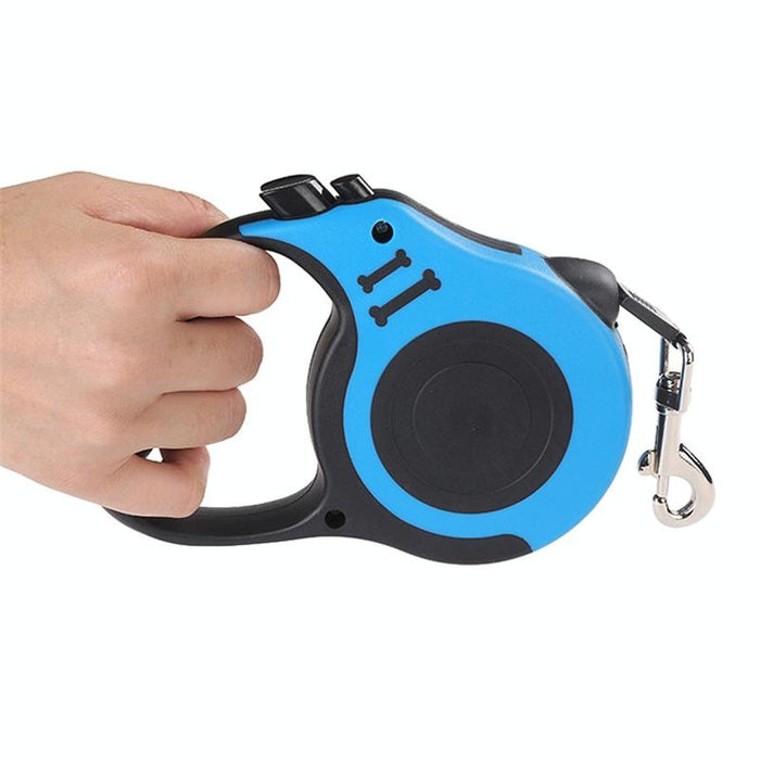 Flexible Retractable Dog Leash For Small To Medium Pets 3M