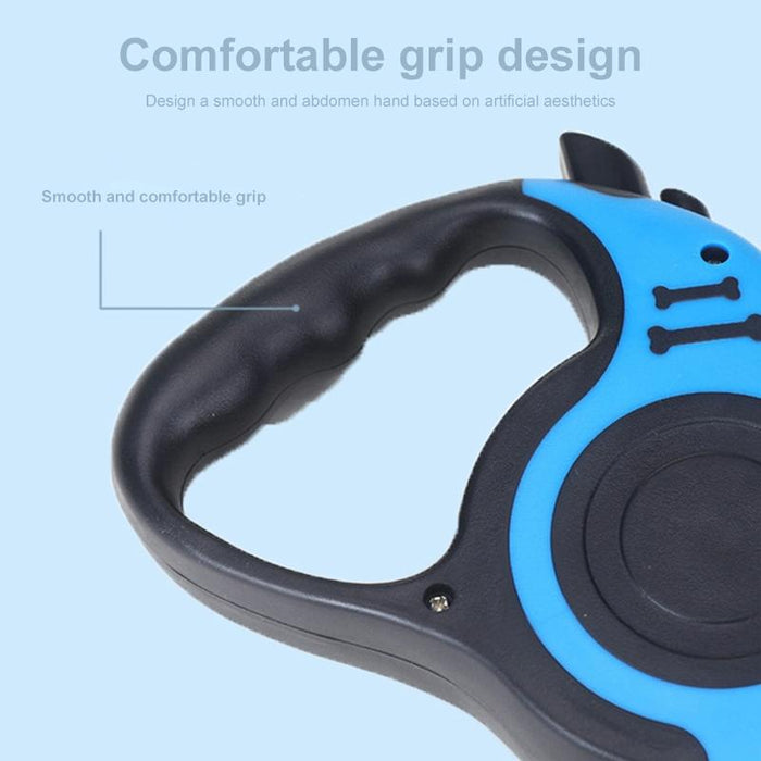 Flexible Retractable Dog Leash For Small To Medium Pets 5M