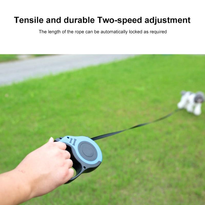 Flexible Retractable Dog Leash For Small To Medium Pets 5M