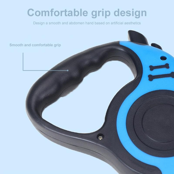 Flexible Retractable Dog Leash For Small To Medium Pets 5M