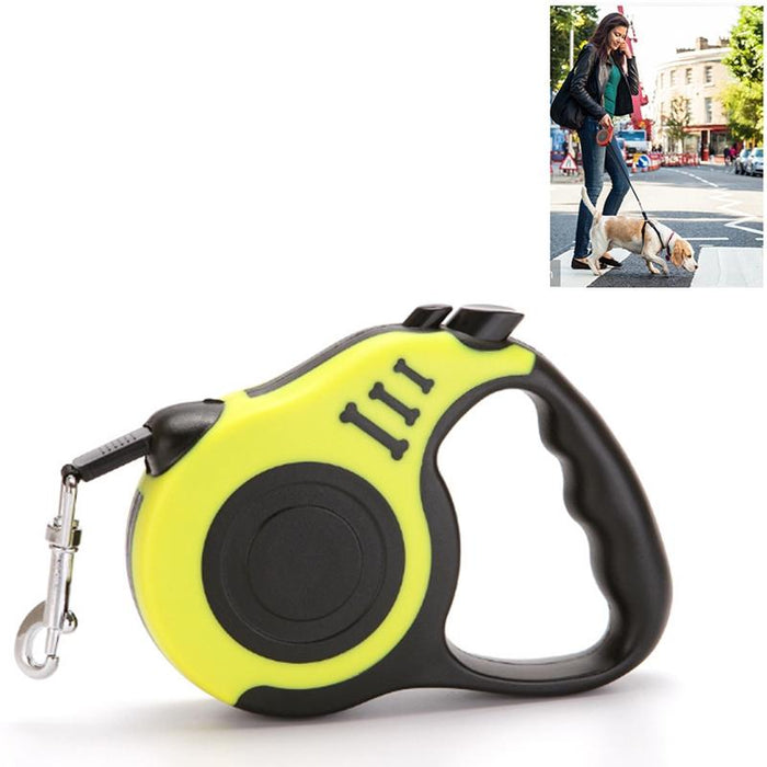 Flexible Retractable Dog Leash For Small To Medium Pets 5M