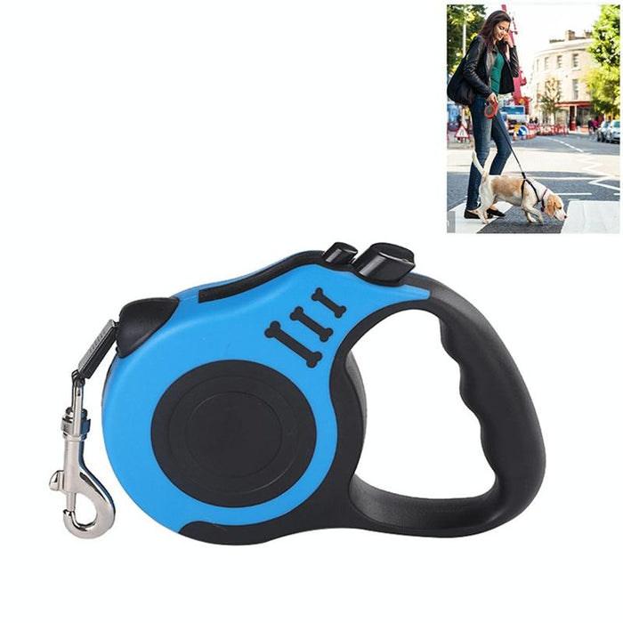 Flexible Retractable Dog Leash For Small To Medium Pets 5M