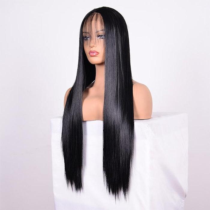 26 Straight Lace Front Human Hair Wig Style 1